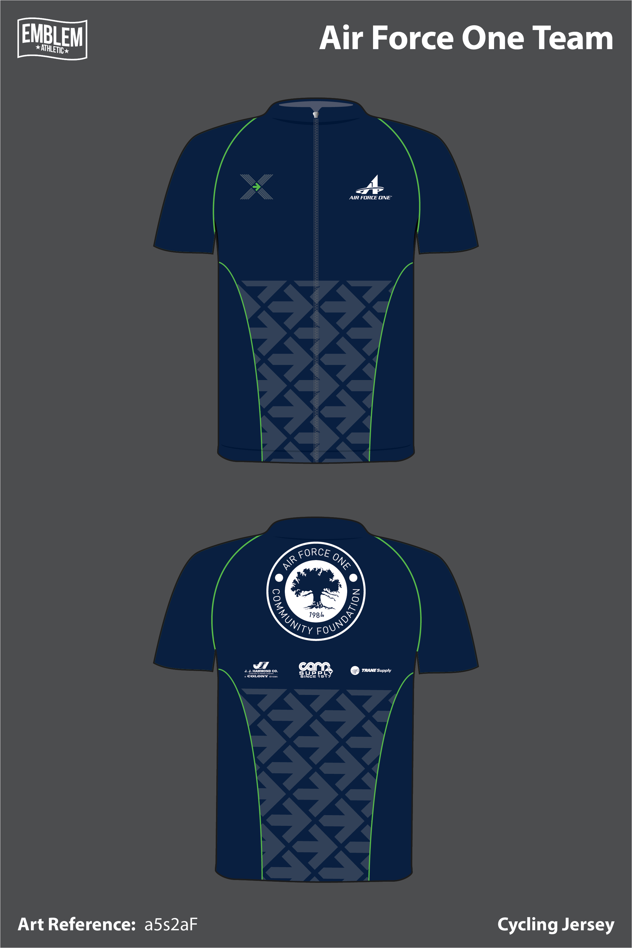 air force cycling jersey