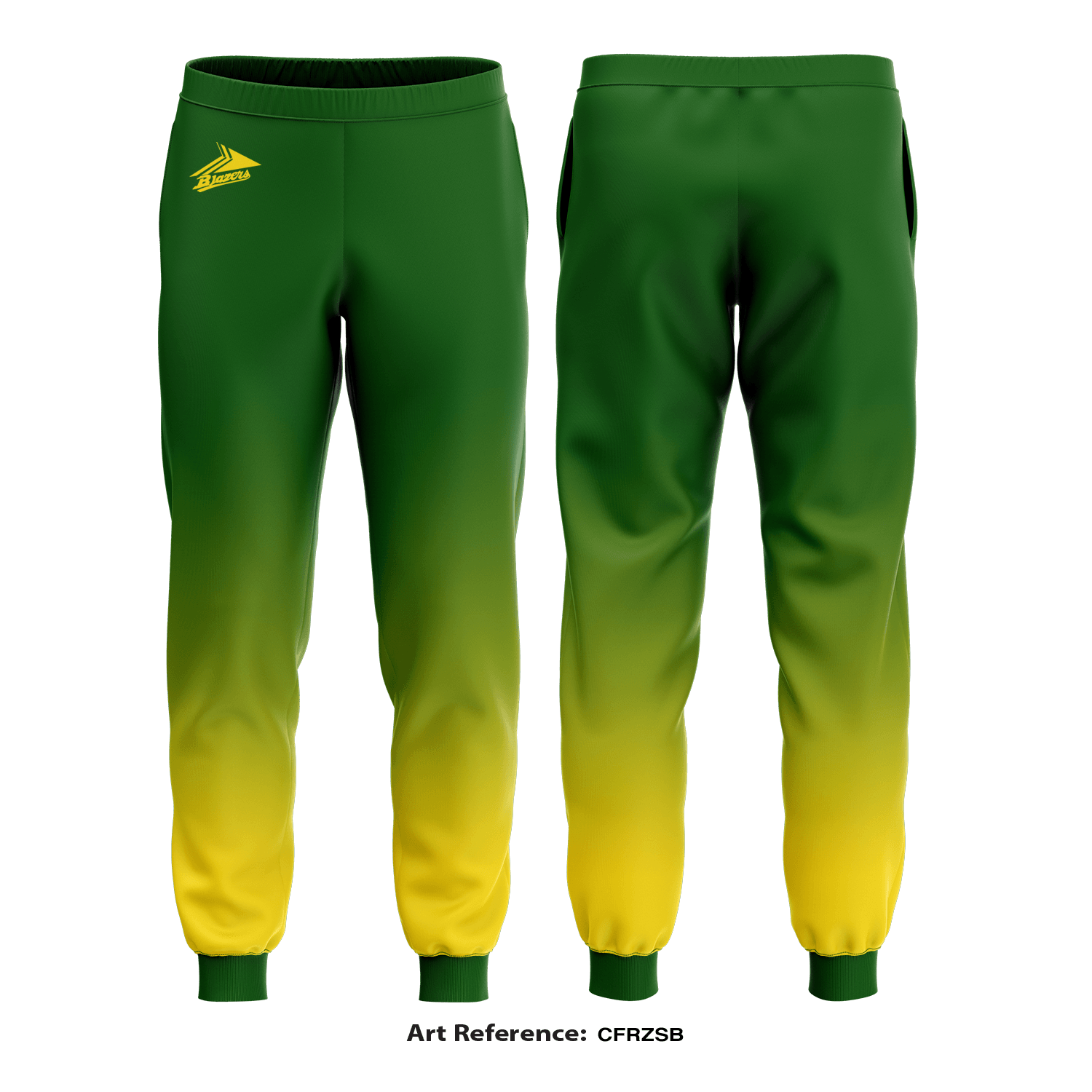 green school joggers