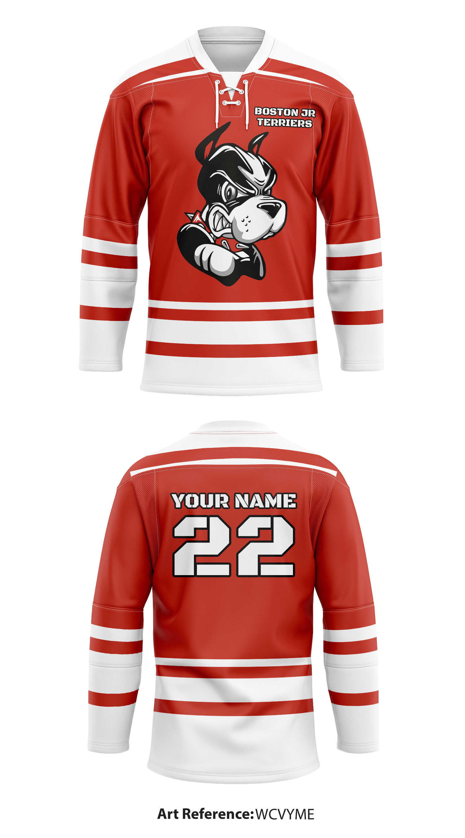 Boston Jr.Terriers Hockey Jersey 