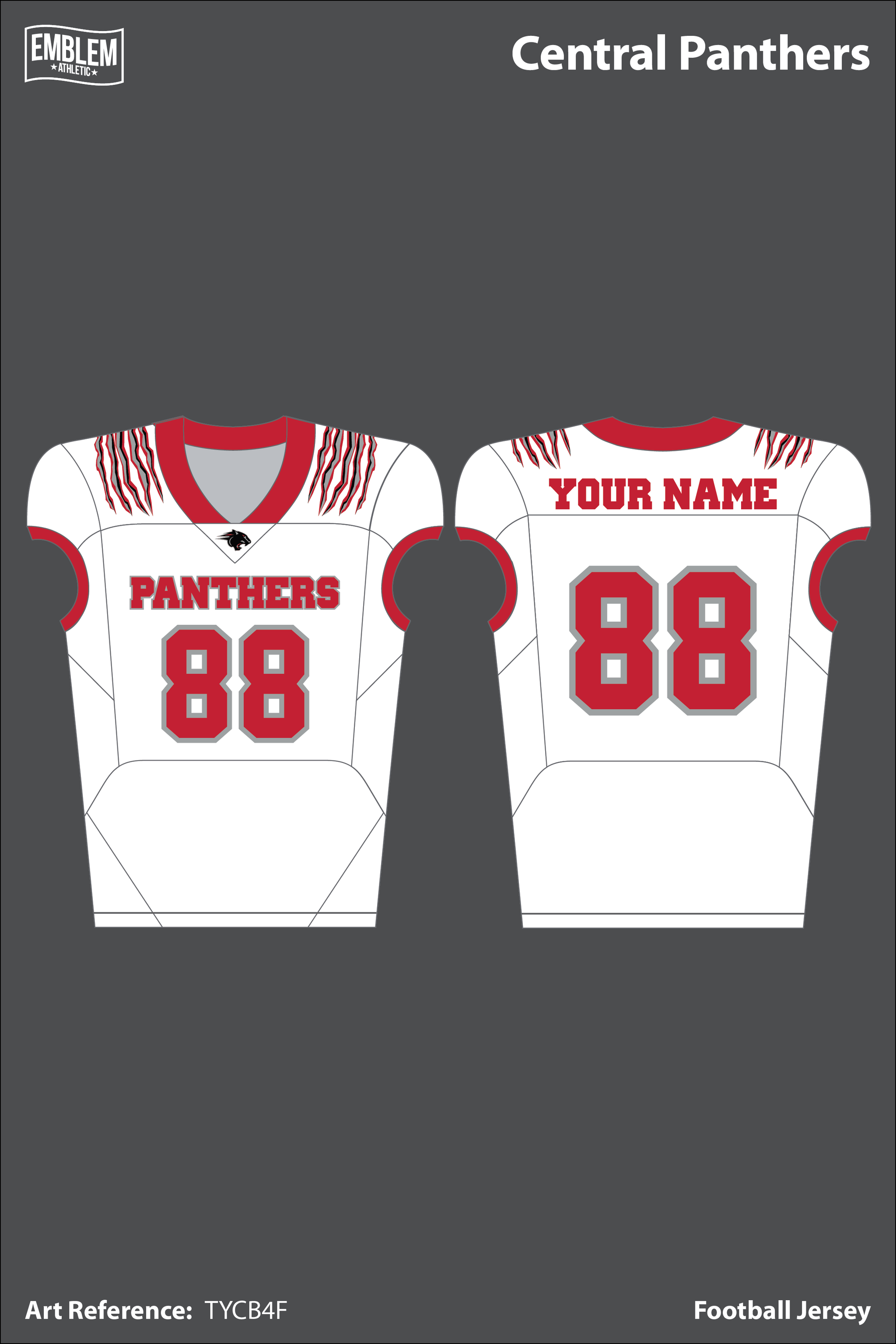 panthers football jersey
