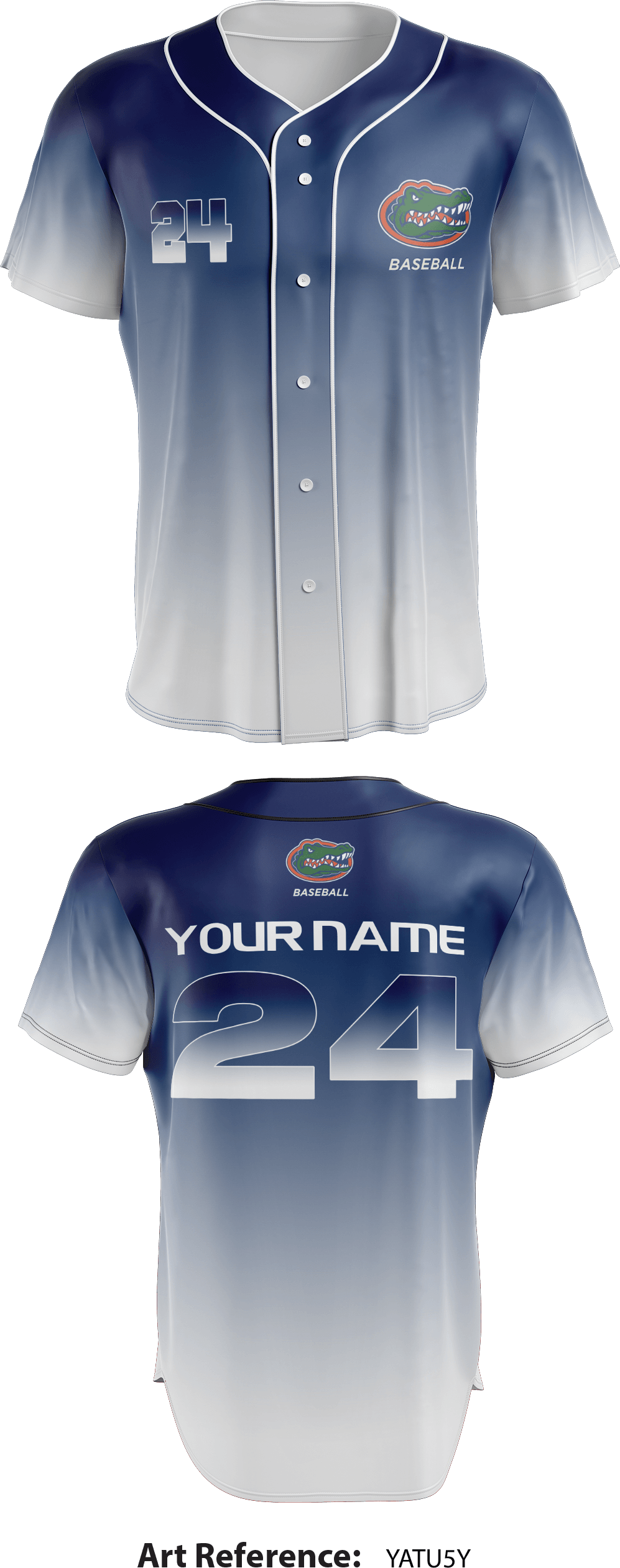 gators baseball jersey