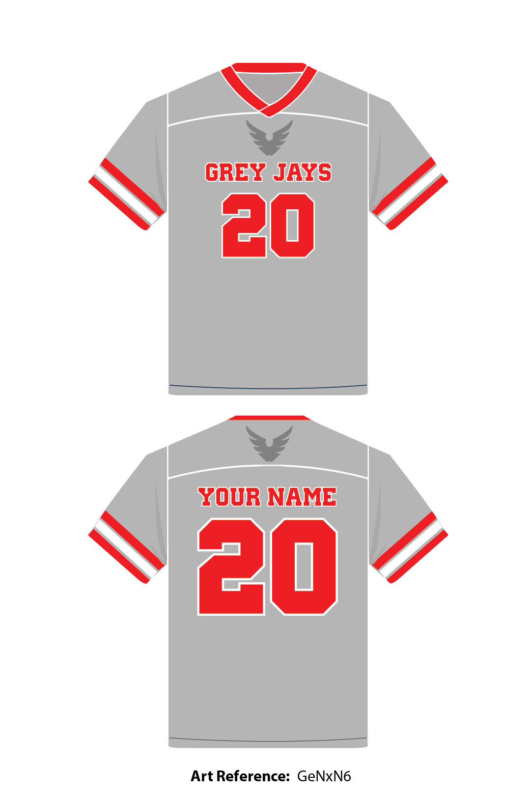 grey jays jersey