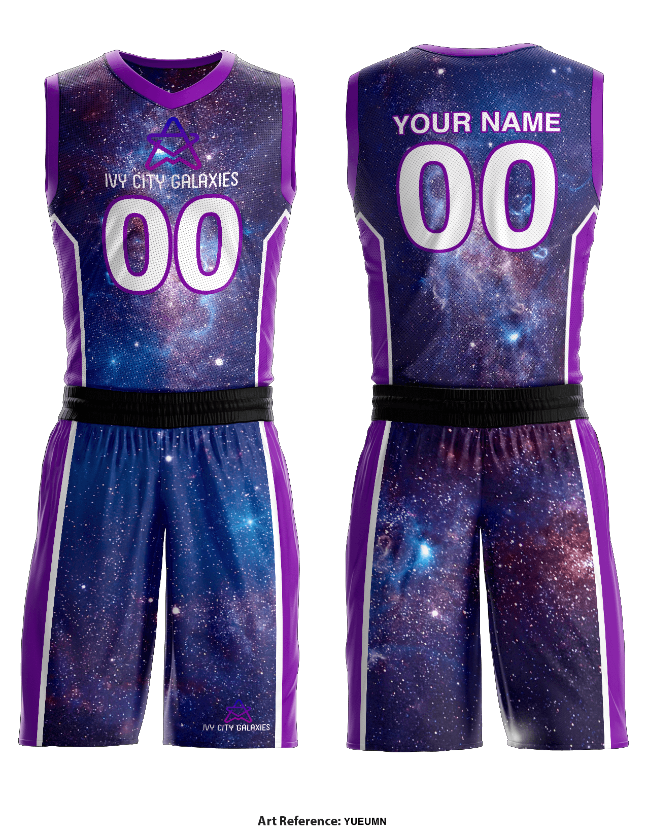 galaxy basketball jersey