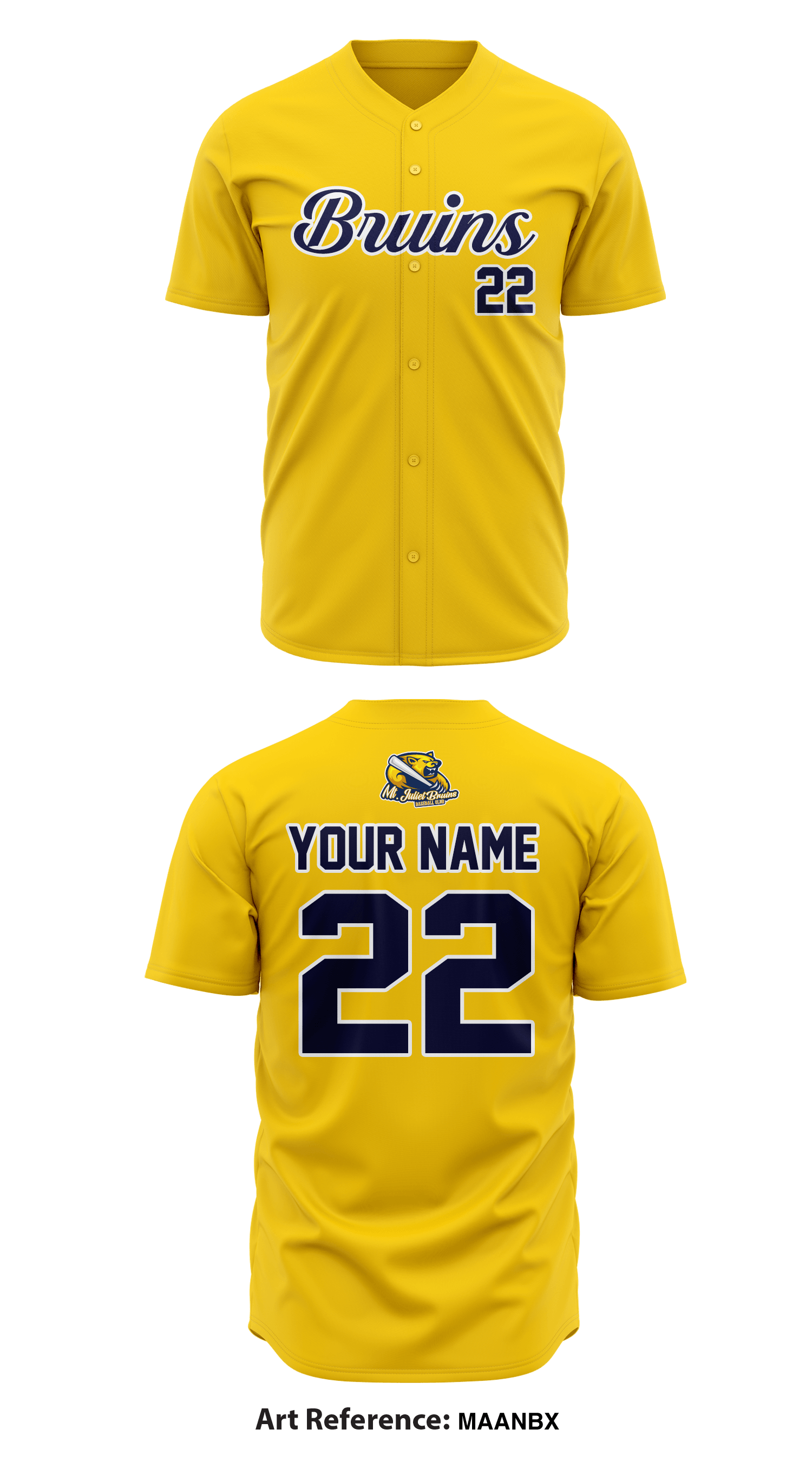 bruins baseball jersey