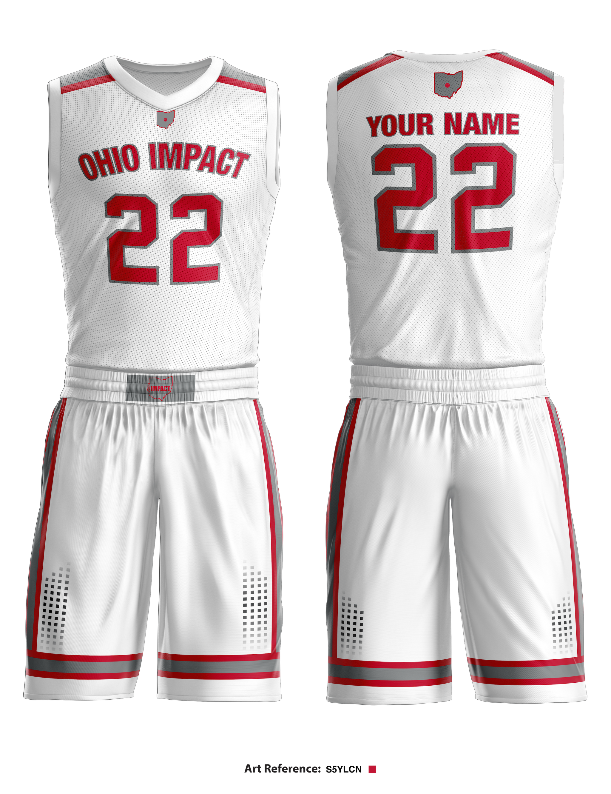 Impact Ohio Women's Basketball Uniform 