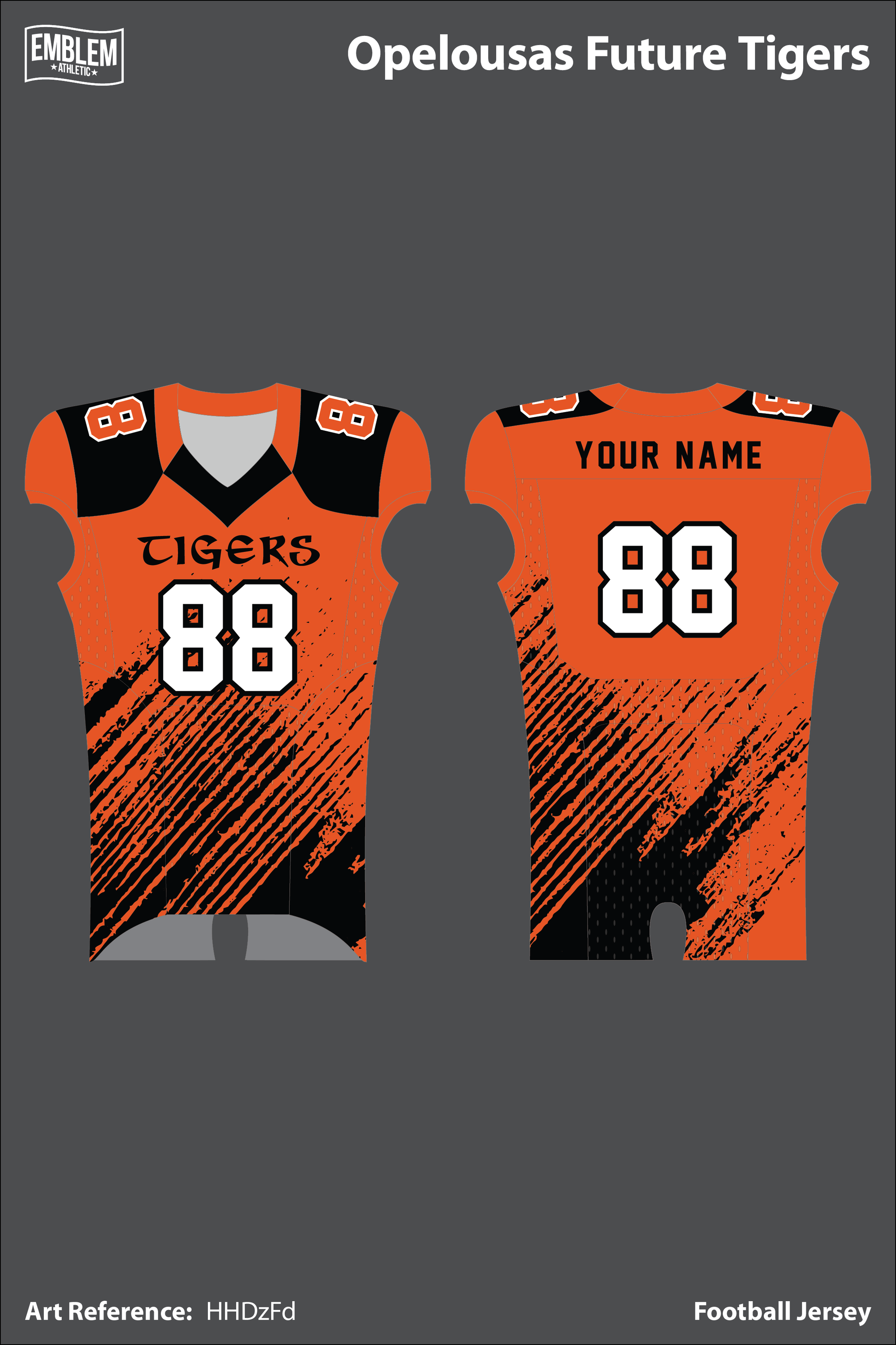 Opelousas Future Tigers Football Jersey 