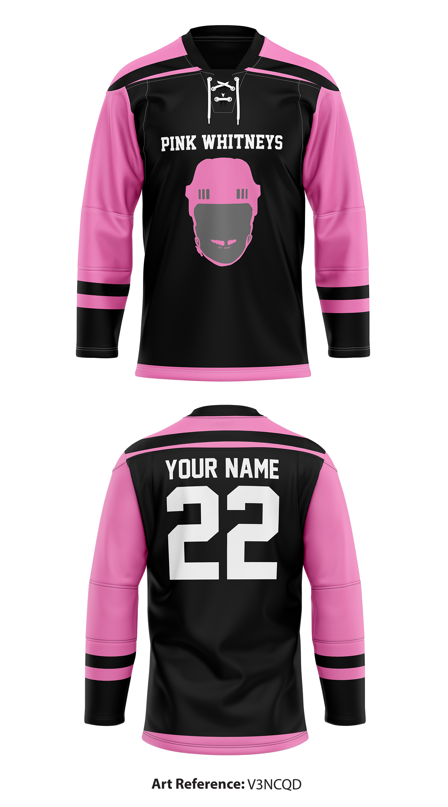 hockey jersey pink