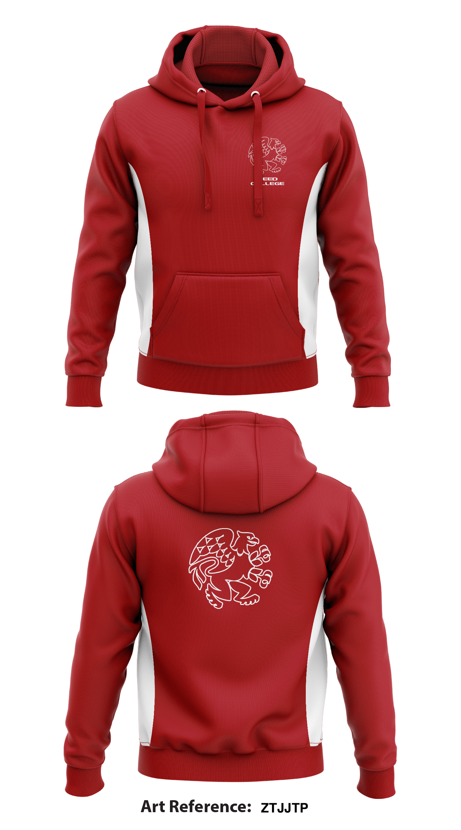 red college hoodie