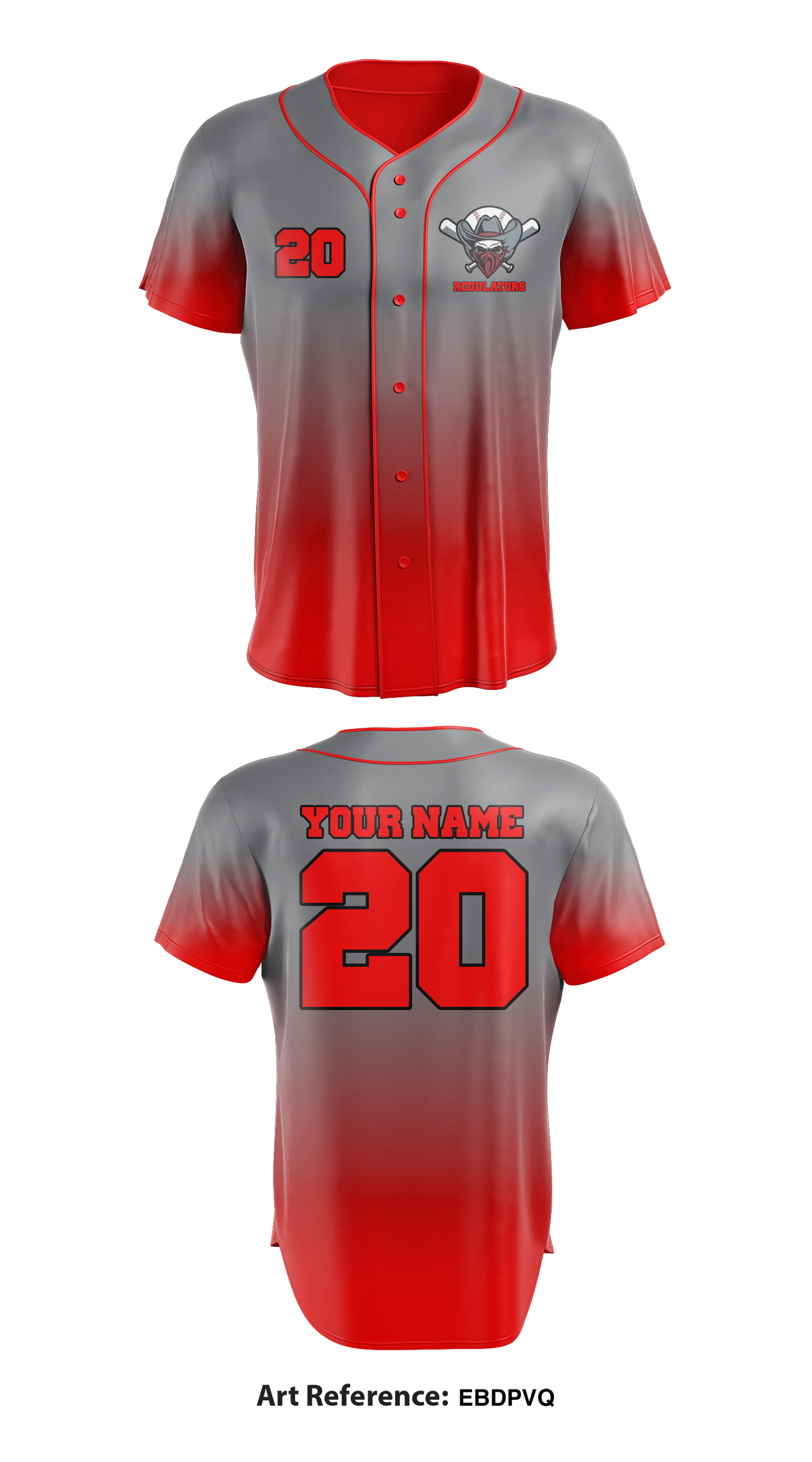 full button baseball jersey