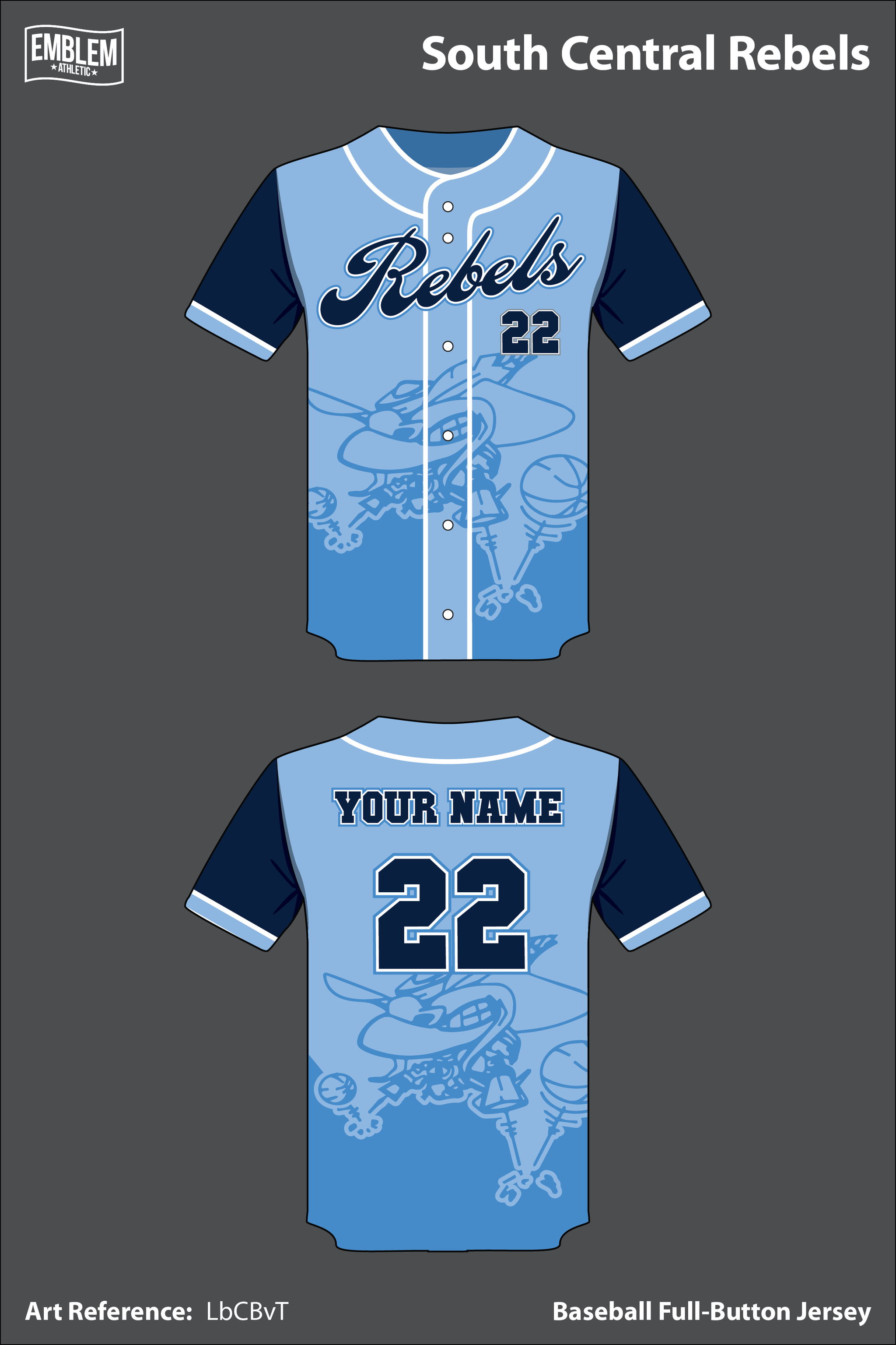 rebels baseball jersey