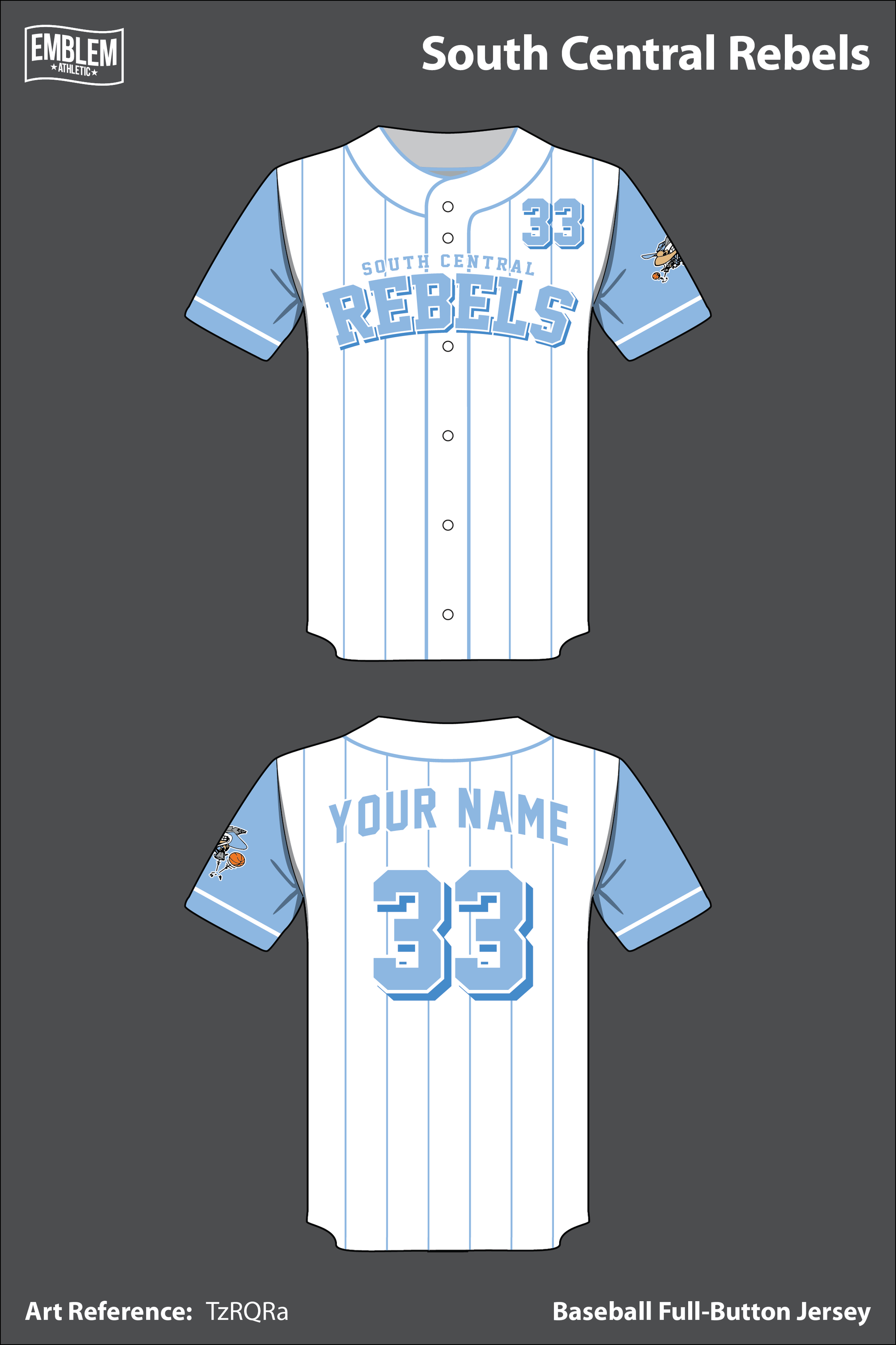 rebels baseball jersey