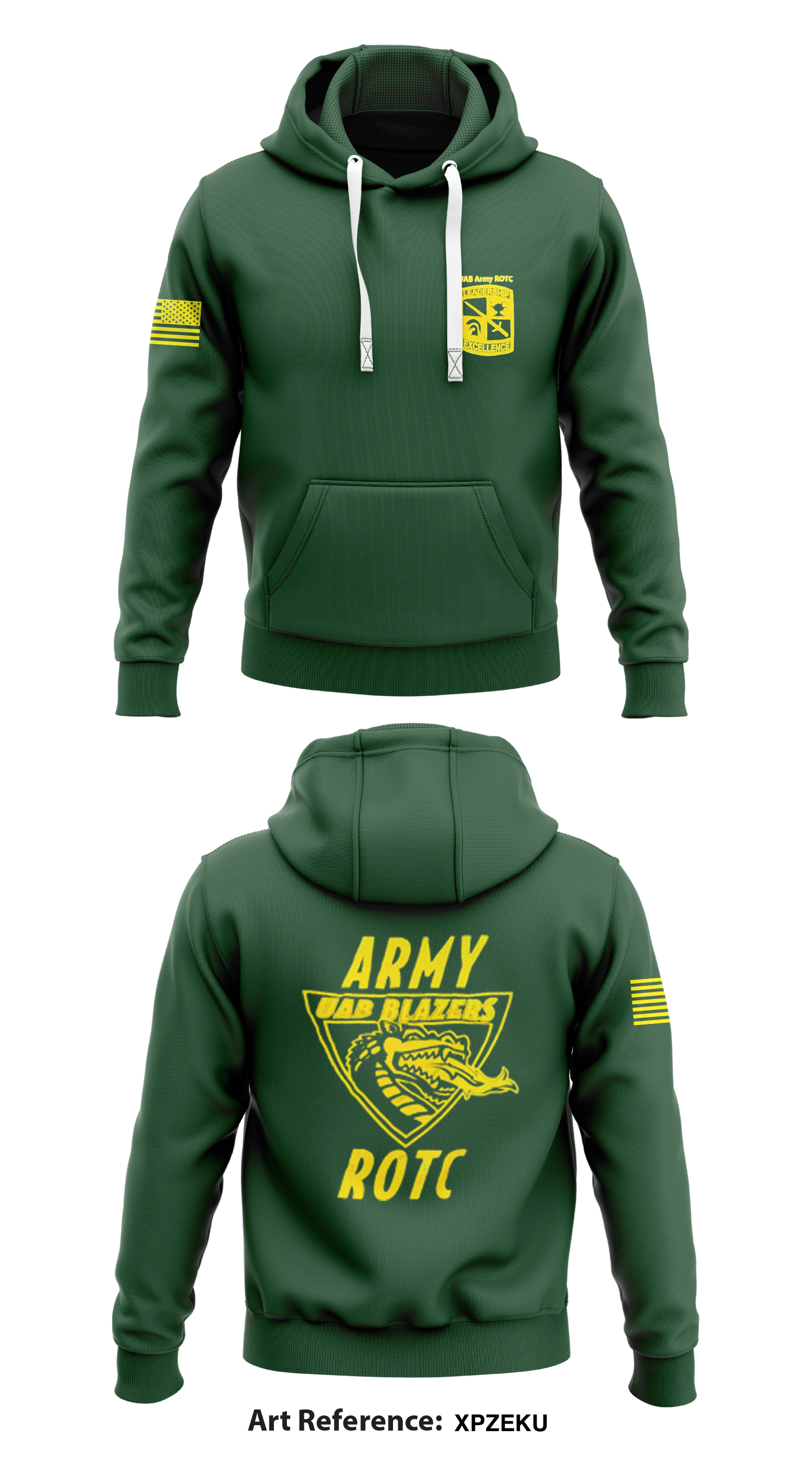 UAB Army ROTC Hoodie - xPZEKU - Emblem 