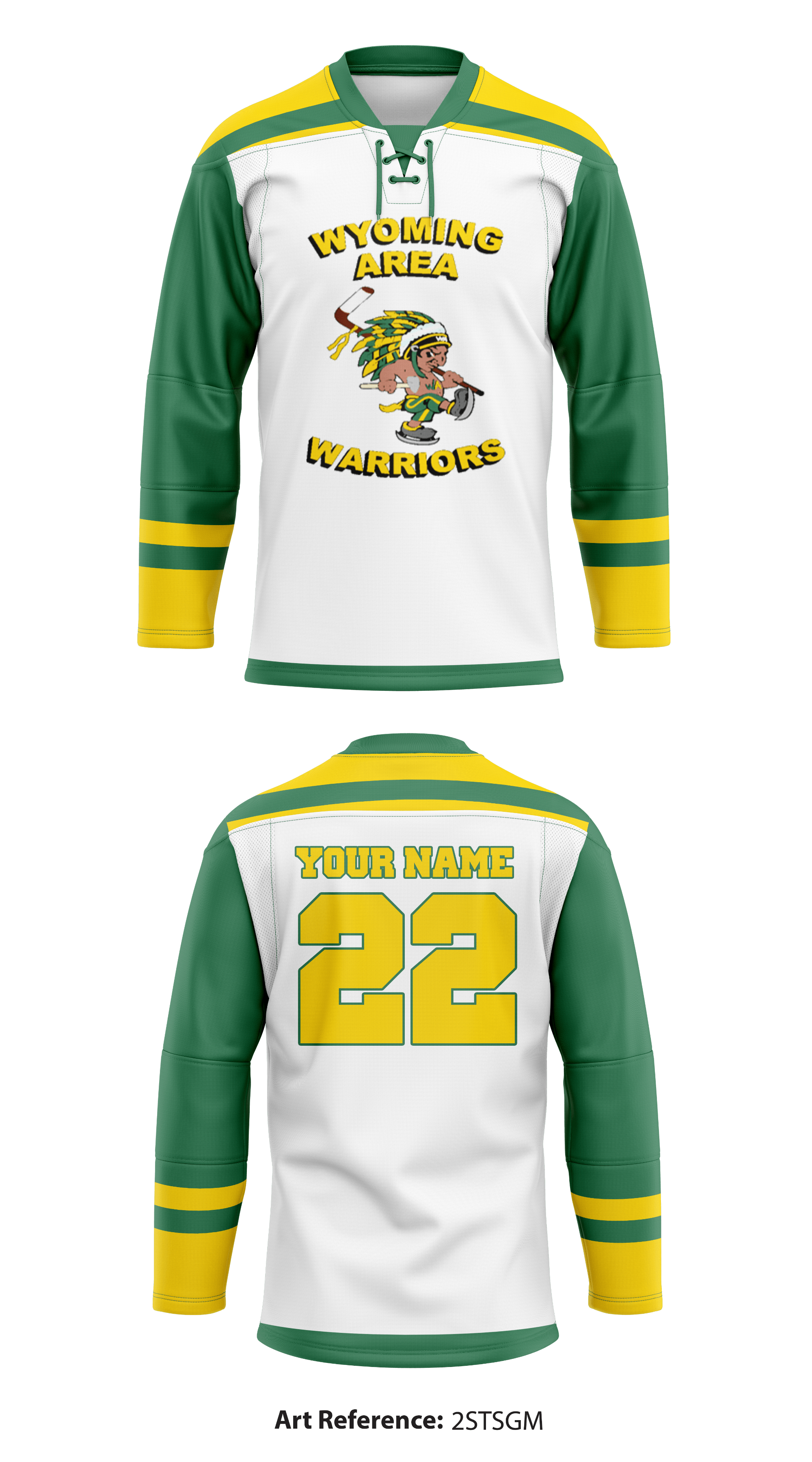 warriors hockey jersey