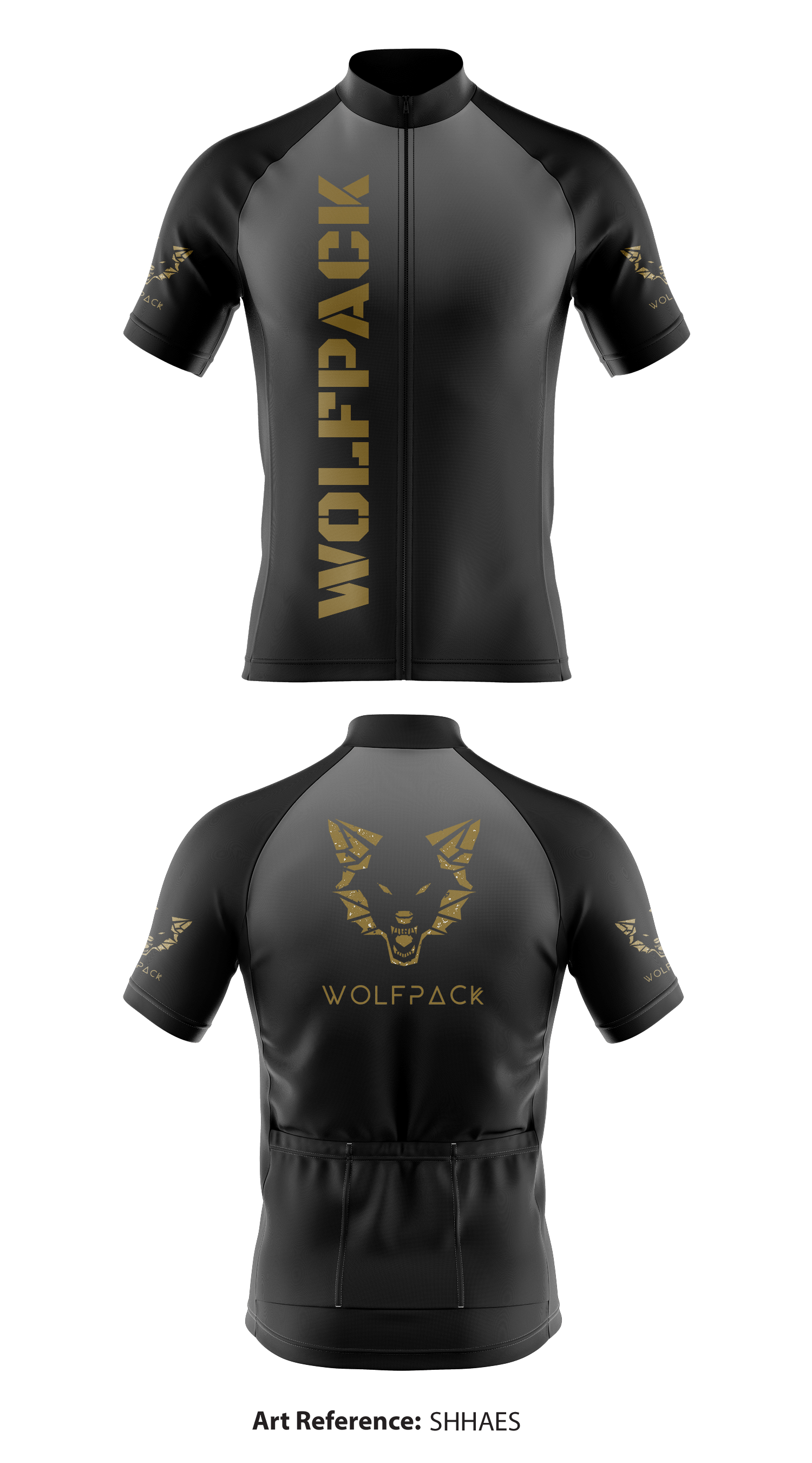 wolf cycling jersey