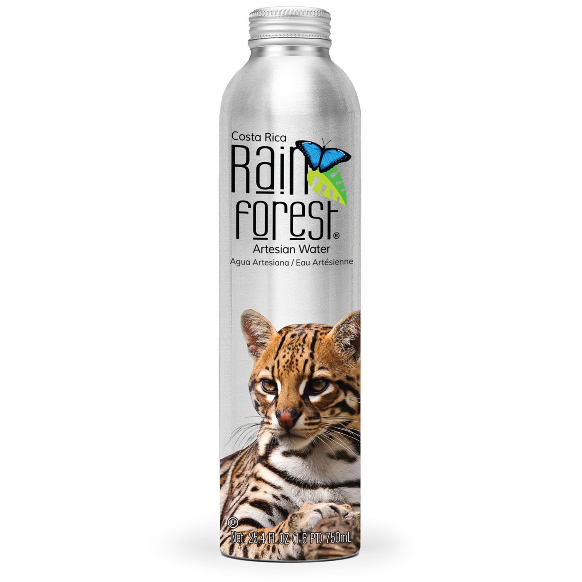 RainForest Artesian Water Reusable Aluminum Bottle 750mL - RAINFOREST WATER product image