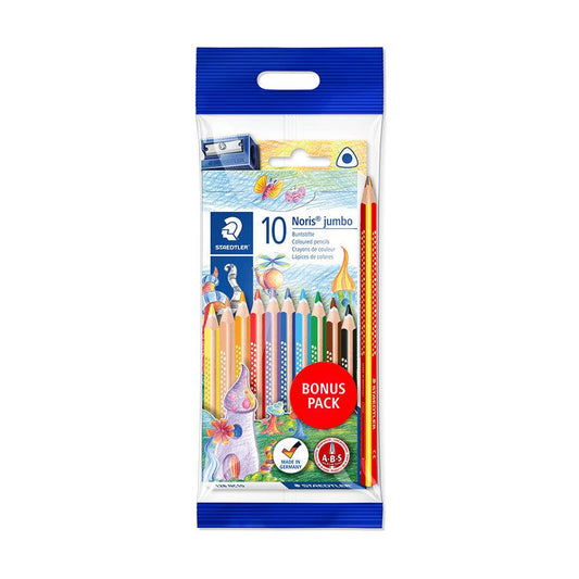 STAEDTLER Noris junior 140 3 in 1 kids' Colouring Pencil (12 Colors) 施 –  BookishPlayroom