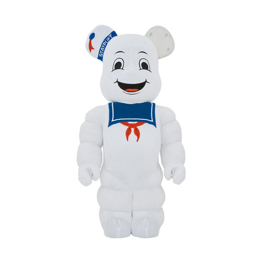 MEDICOM TOY BE@RBRICK 1000% Stay Puft Wht Chrom Ver.