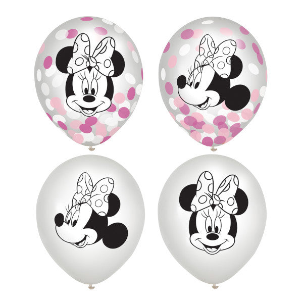 Minnie Mouse Forever Latex Confetti Balloons 6ct Raquel S Candy N Confections - confetti egg roblox