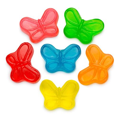 Sugar Free Mini Gummi Butterflies 2 5lb Raquel S Candy N Confections - blue butterfly free roblox accessories