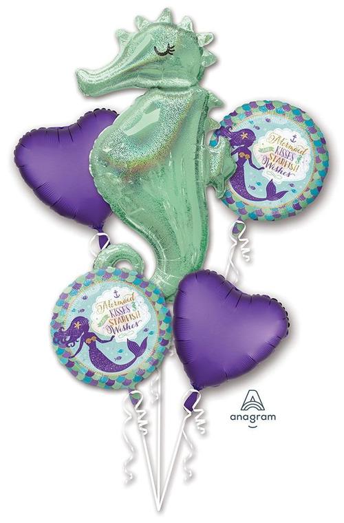 Mermaid Wishes Pinata District - mermaid wishes balloon bouquet