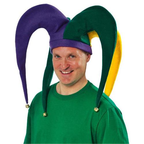 Mardi Gras Giant Jester Hat W Bells Raquel S Candy N Confections - yellow jester hat roblox