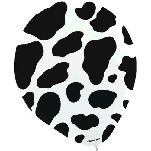 Yeehaw Cow Print Latex Balloons 6ct Raquel S Candy N Confections - pink cow print mask roblox