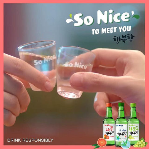 So Nice Soju 360ml Buy 5 Get 1