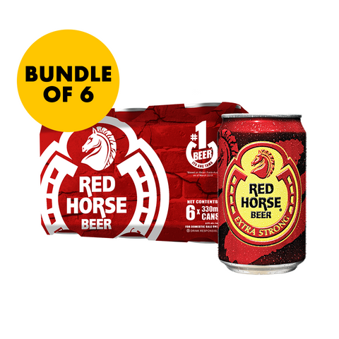 red horse beer in can