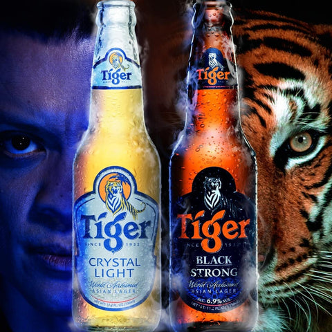 Tiger Crystal Light and Tiger Black Strong