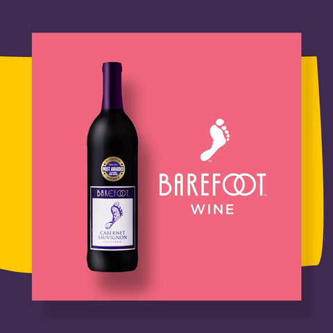 Barefoot Cabernet Sauvignon 750ml Valentine's Day Gift Bundle