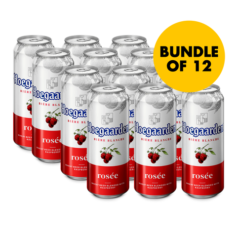 Hoegaarden Rosée 500ml Can Bundle of 12