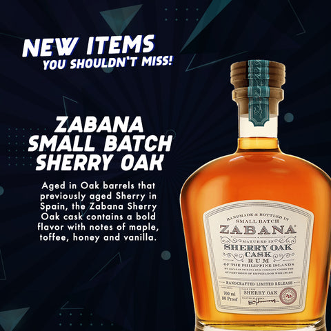 Zabana Small Batch Sherry Oak 700ml