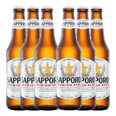 Sapporo 330ml Bundle of 6