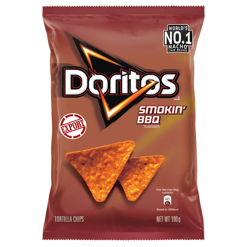 Doritos Smokin' BBQ 190g at ₱189.00