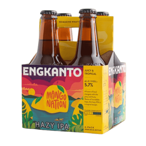 Engkanto Mango Nation – Hazy IPA 330mL Bottle 4-Pack at ₱543.00