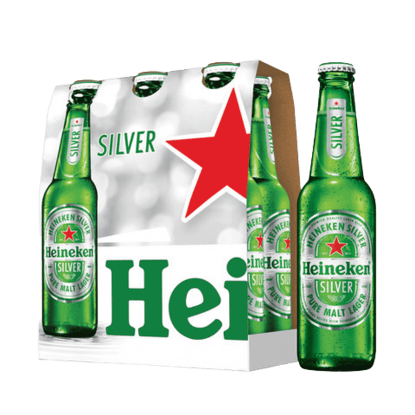 Heineken Silver 330ml Bottle 6-Pack - Boozy.ph Online Liquor Delivery