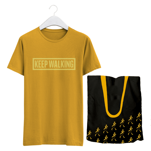 Johnnie Walker Gold T-shirt and Tote Bag (Freebie)