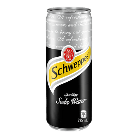Schweppes Soda Water 325ml (Freebie) at ₱0.00