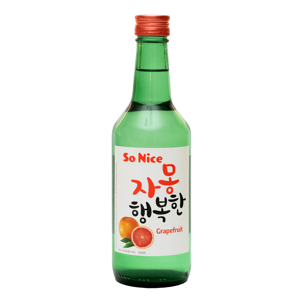 So Nice Grapefruit Soju 360ml Boozy.ph Online Liquor Delivery