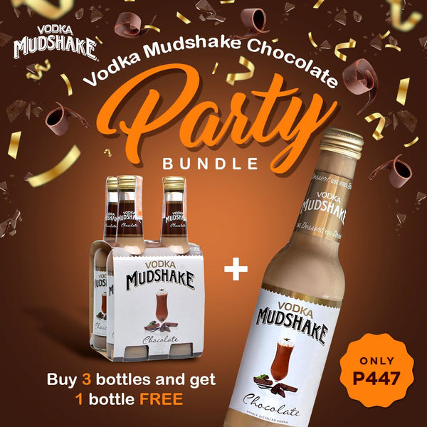 Vodka Mudshake Chocolate Party Bundle 270ml 3+1
