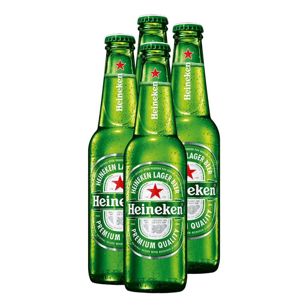 Heineken 330ml Bundle of 4 Bottles - Boozy.ph Online Liquor Delivery