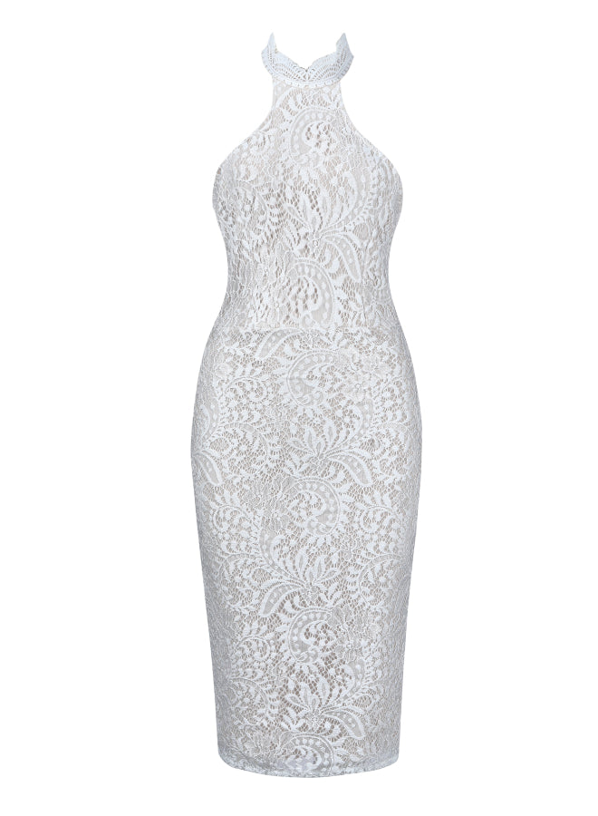 ankara white lace dresses