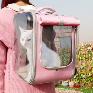 Cat Breathable Backpack Travel Carrier - COCO ENGLISH