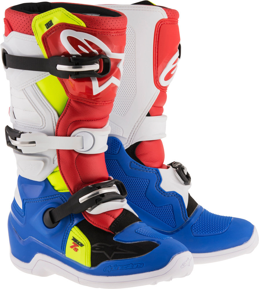 vocaal Leninisme Turbine Alpinestars Youth Tech 7S Boots Blue/White/Red Us 06 2015017-7025-6– Chain  Boss