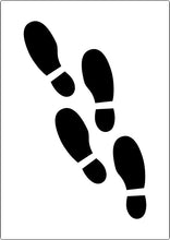 Pedestrian Walkway Route Footprint Stencil – Stencil Warehouse