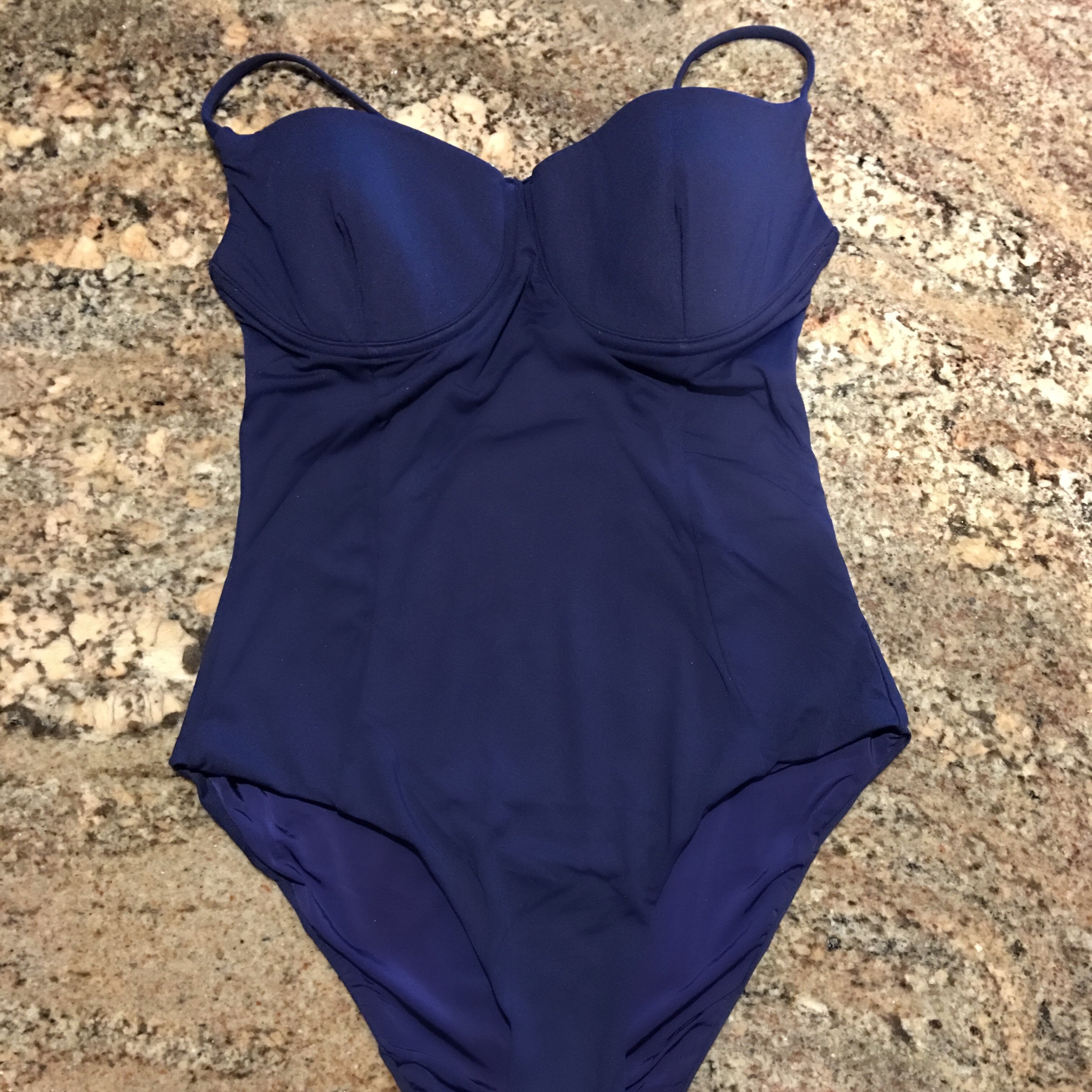 Isabella One-Piece Swimsuit - Navy – Kandi Kinis