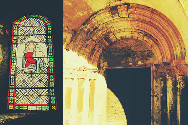Portail Roman en Aveyron Eglise de Canac
