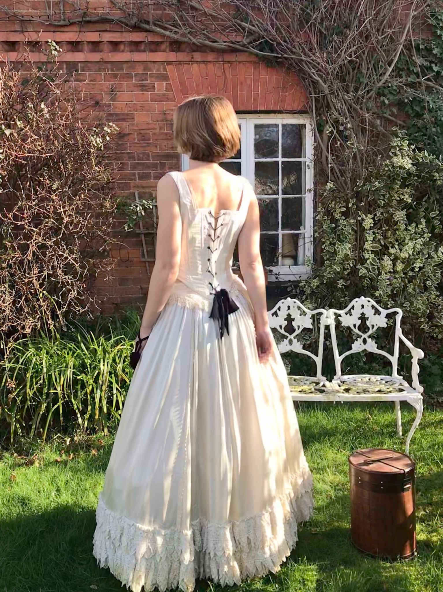 victorian corset wedding dress