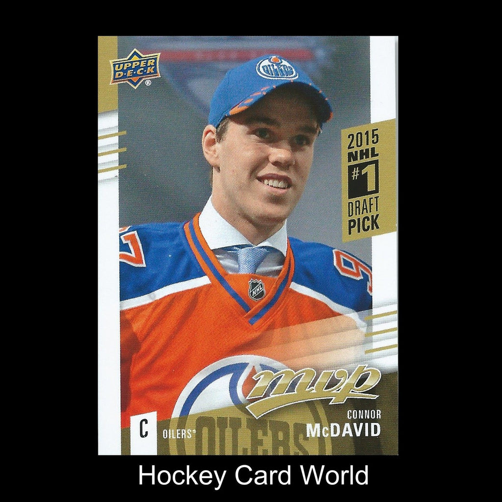 201516 Upper Deck MVP CONNOR McDAVID Rookie Redemption Oilers 1 Draf