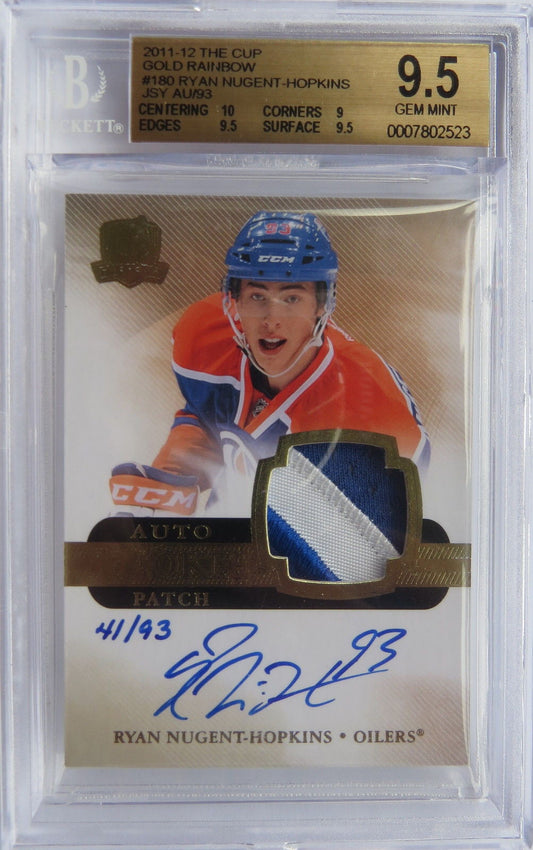 2011-12 The Cup Gold RYAN NUGENT-HOPKINS BGS 9.5 Rainbow 41/93 BGS 10 RC